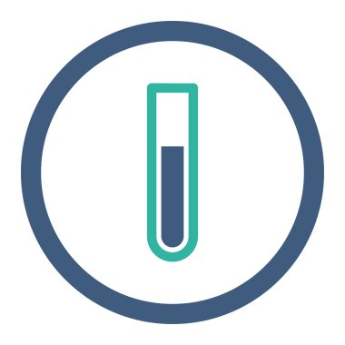 Test tüpü yuvarlak Raster simgesi