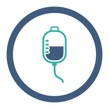 Terapi damlalık yuvarlak Raster simgesi