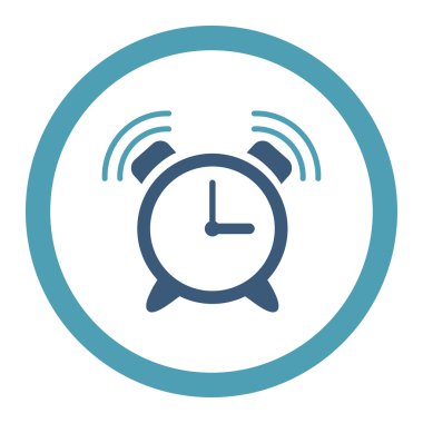 Çalar saat yüzük yuvarlak Raster simgesi