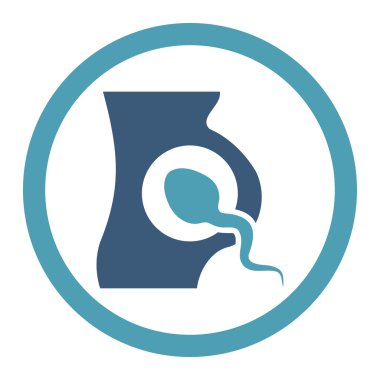 Suni tohumlama yuvarlak Raster simgesi