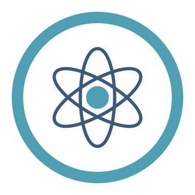 Atom yuvarlak Raster simgesi