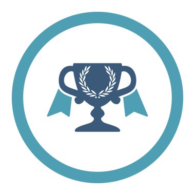 Ödülü Kupası yuvarlak Raster simgesi