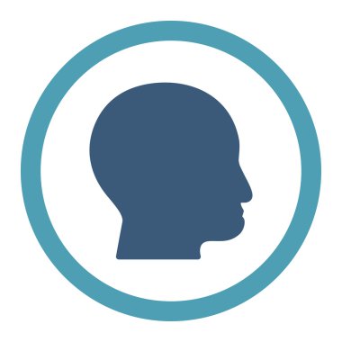 Kel kafası yuvarlak Raster simgesi