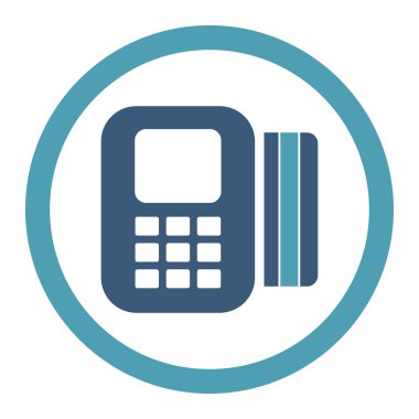 Kartı işlemci yuvarlak Raster simgesi