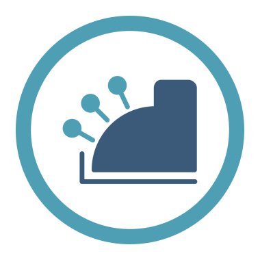 Para yuvarlak Raster simgesi