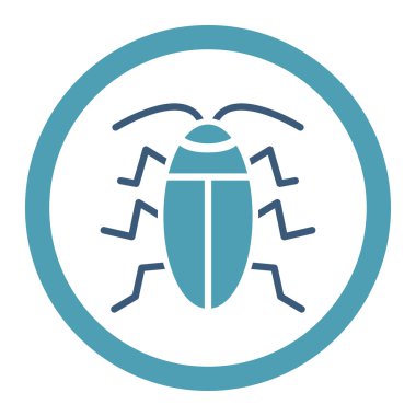 Hamam böceği yuvarlak Raster simgesi