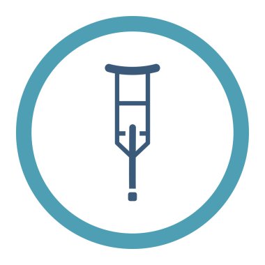 Koltuk değneği yuvarlak Raster simgesi