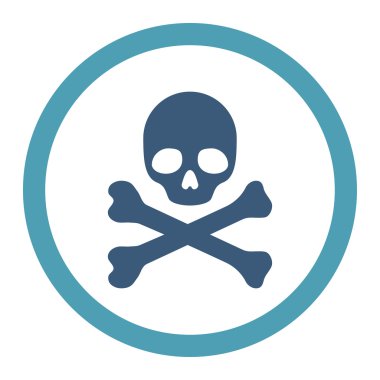 Ölüm yuvarlak Raster simgesi