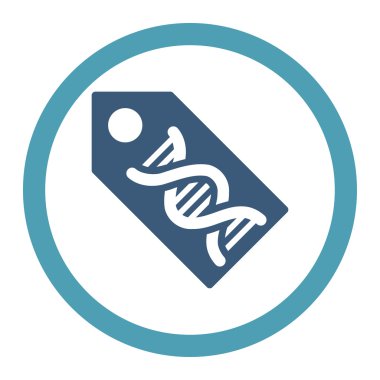 DNA işaret yuvarlak Raster simgesi