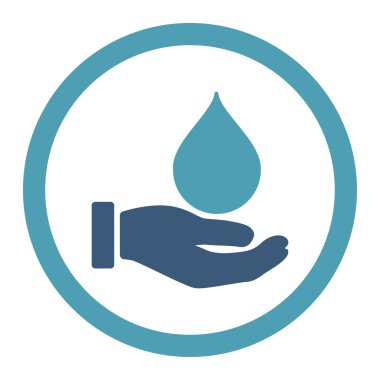 Bağış kan yuvarlak Raster simgesi