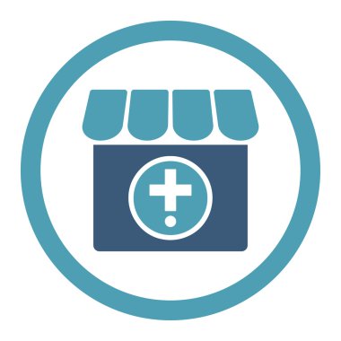 Eczane yuvarlak Raster simgesi