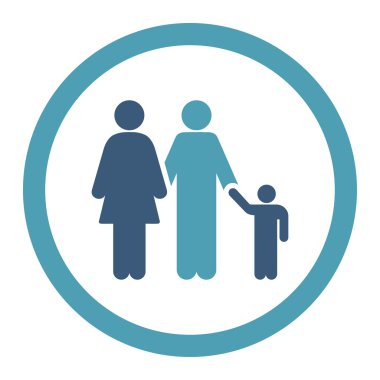 Aile yuvarlak Raster simgesi