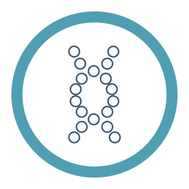 Genom yuvarlak Raster simgesi