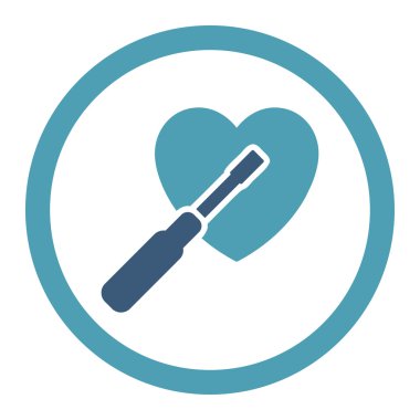 Kalp yuvarlak Raster simge ayarlama