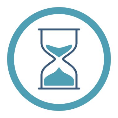 Kum saati yuvarlak Raster simgesi