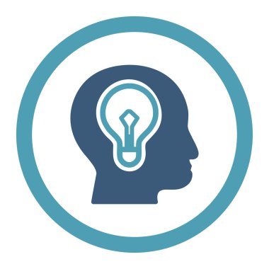 Fikir yuvarlak Raster simgesi