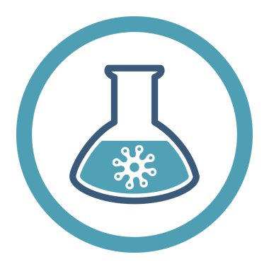 Enfeksiyon konteyner yuvarlak Raster simgesi