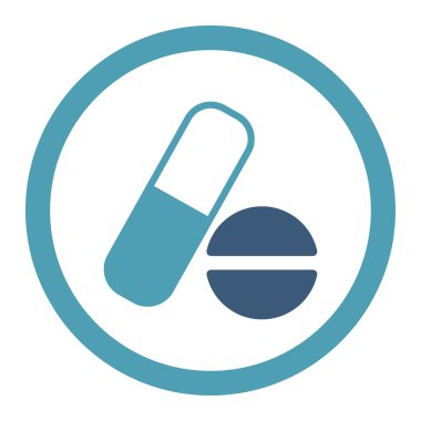 İlaç yuvarlak Raster simgesi