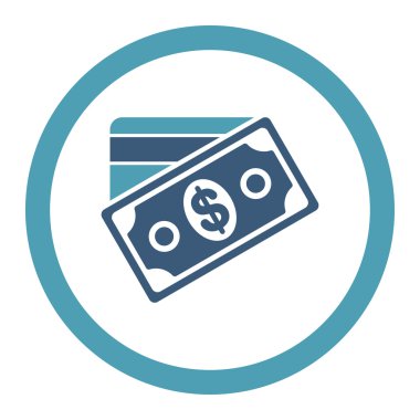 Para yuvarlak Raster simgesi