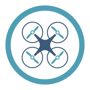 Nanocopter yuvarlak Raster simgesi