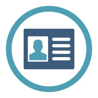 Hasta hesabı yuvarlak Raster simgesi