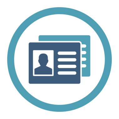 Hasta hesapları yuvarlak Raster simgesi