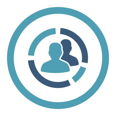 Hasta diyagramı yuvarlak Raster simgesi