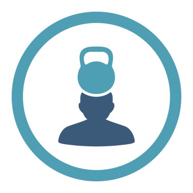 Hasta stres yuvarlak Raster simgesi