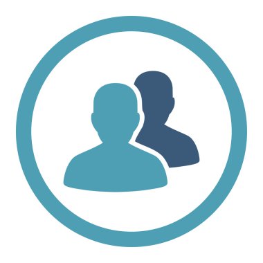 Hastalar yuvarlak Raster simgesi