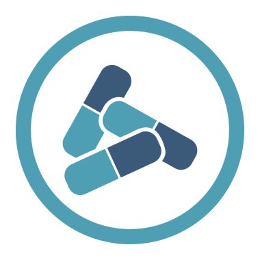 Hapları yuvarlak Raster simgesi