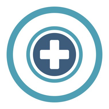 Çapraz yuvarlak Raster simgesi yuvarlak