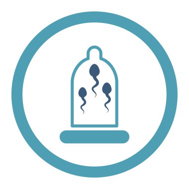 Sperm prezervatif yuvarlak Raster simgesi