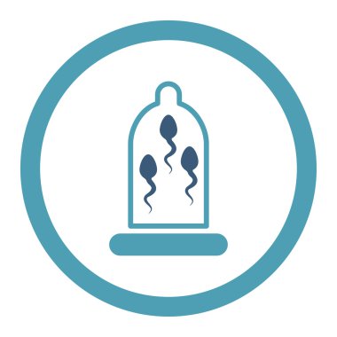 Sperm koruma yuvarlak Raster simgesi