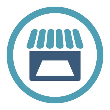 Mağaza yuvarlak Raster simgesi