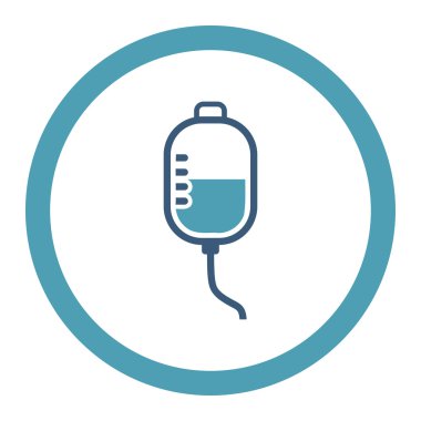 Terapi damlalık yuvarlak Raster simgesi