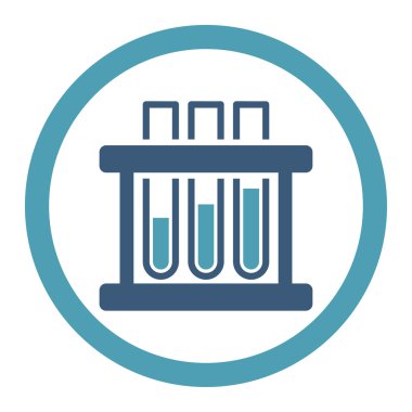 Test tüpleri yuvarlak Raster simgesi