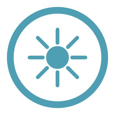 Parlaklık yuvarlak Raster simgesi