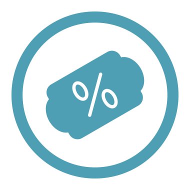 Etiket yuvarlak Raster simgesi indirim