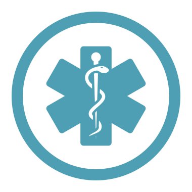 Hayat yıldız yuvarlak Raster simgesi