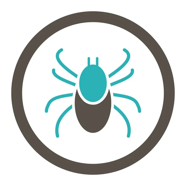 Mite Rounded Raster Icon — Stock Photo, Image