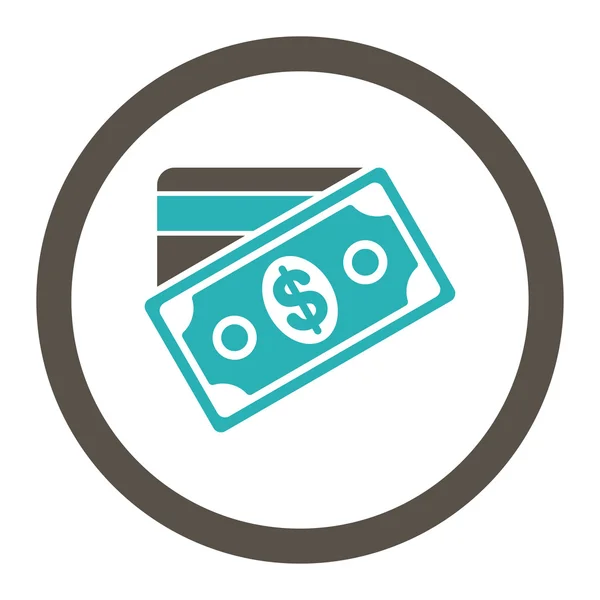 Money Rounded Raster Icon — Stock Photo, Image