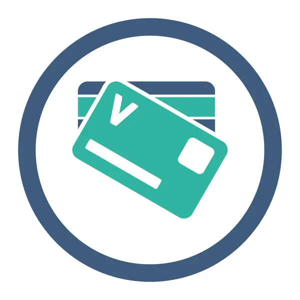 Banking Cards Rounded Raster Icon