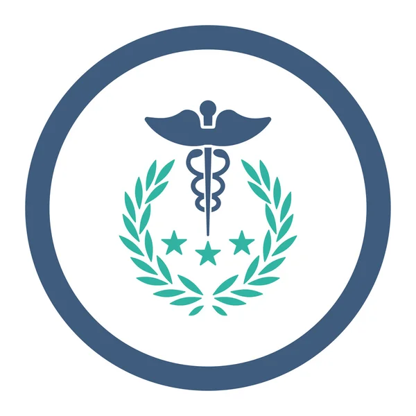 Логотип Caduceus Raster Icon — стоковое фото