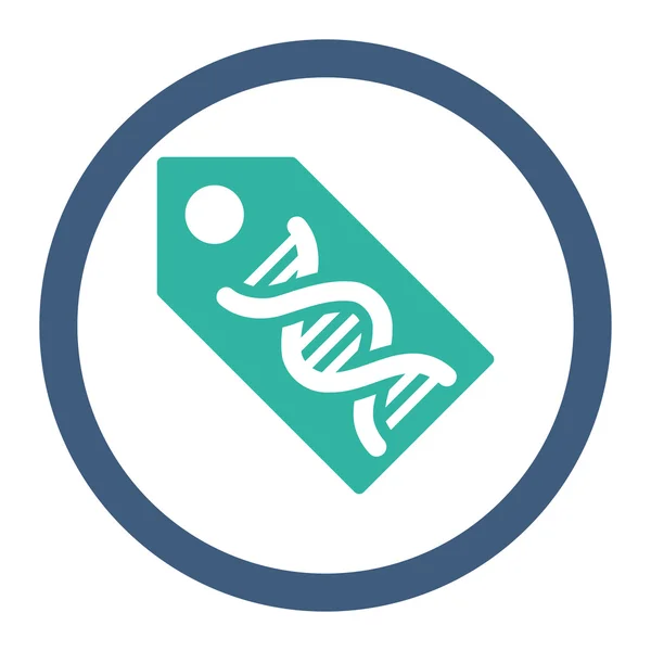 DNA Marker Rounded Raster Icon — Stock Photo, Image