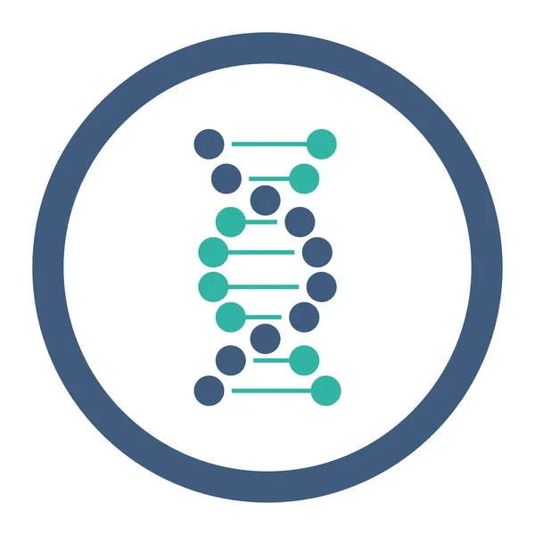 DNA rundade Raster ikonen — Stockfoto