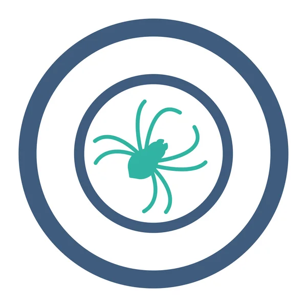 Örümcek yuvarlak Raster simgesi — Stok fotoğraf