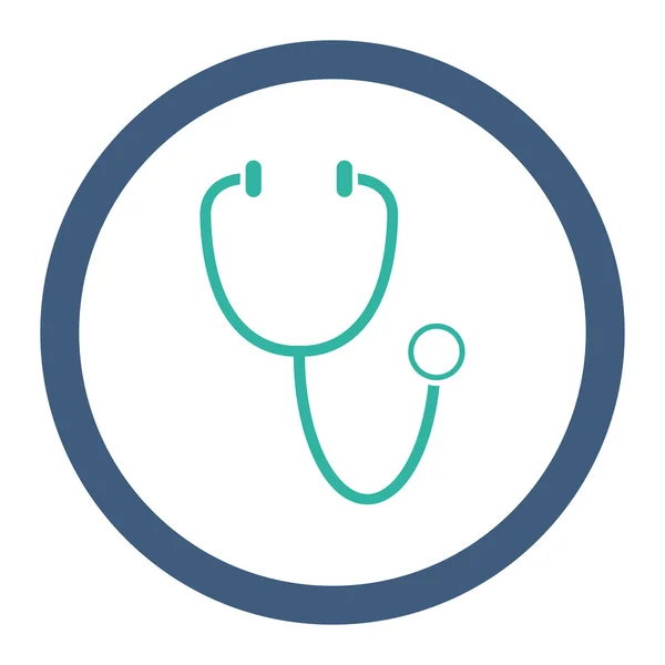 Stethoscope Rounded Raster Icon — Stock Photo, Image