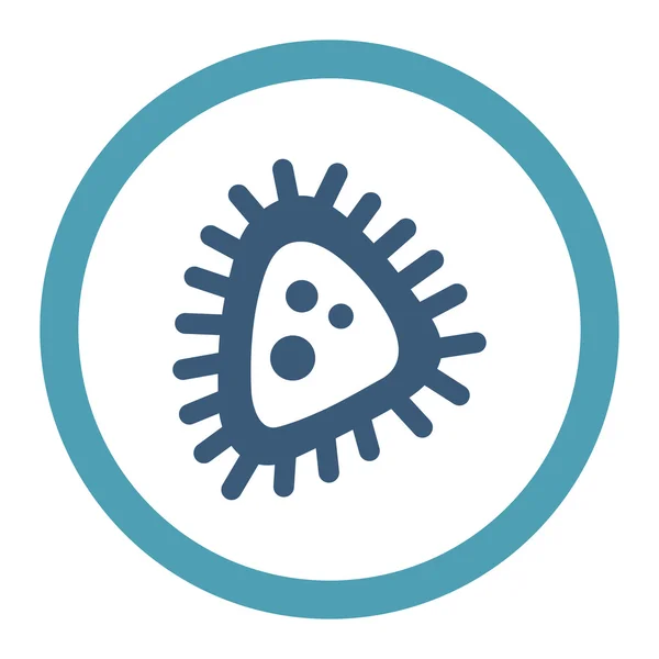Mikro parazit yuvarlak Raster simgesi — Stok fotoğraf