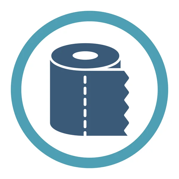 Wc-papier Roll afgeronde Raster pictogram — Stockfoto