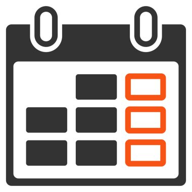 Planı hafta simgesi